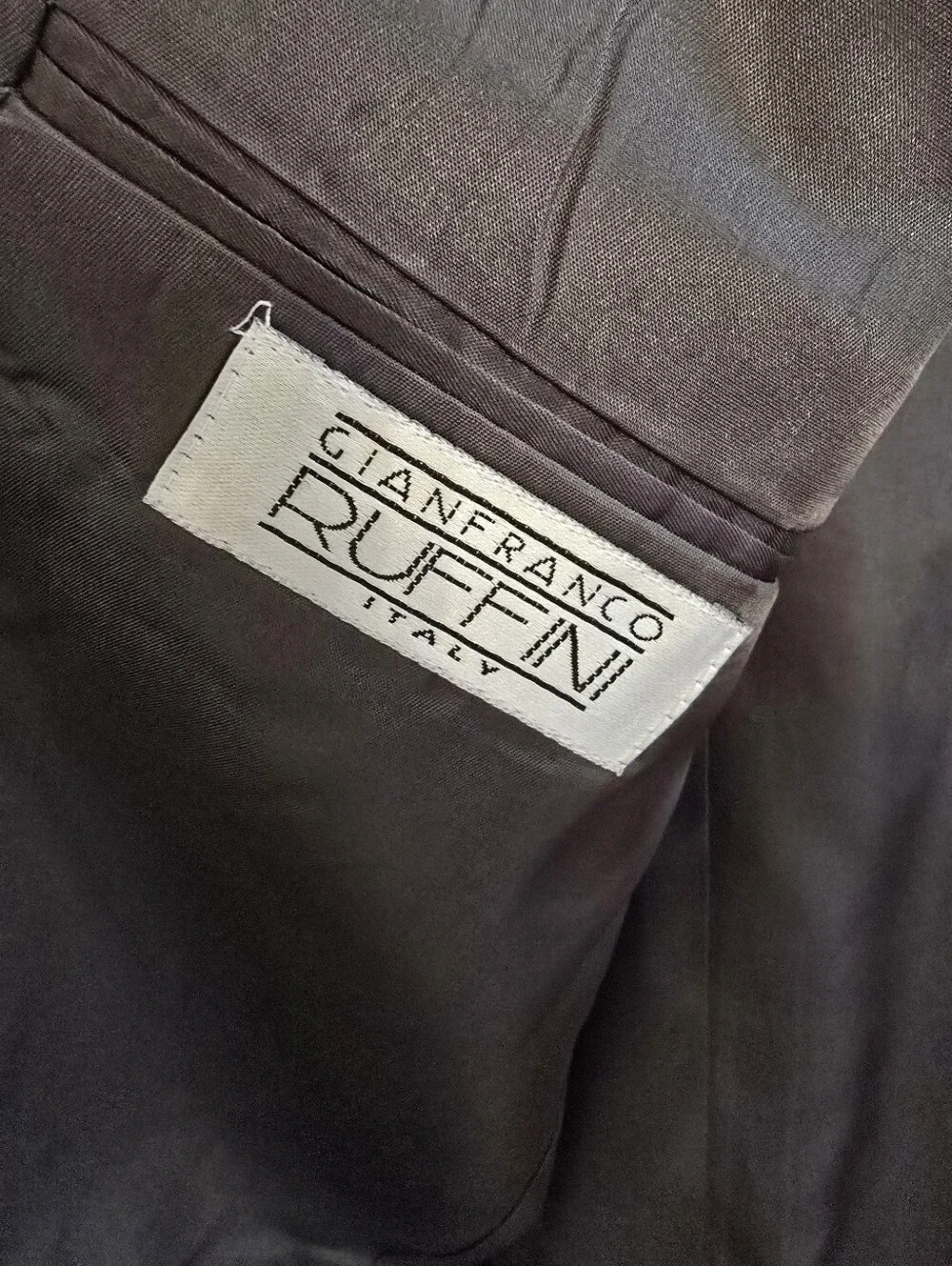 Gianfranco Ruffini Italy 100% Wool Men’s Solid Gray Grey Blazer Sports Coat 40R